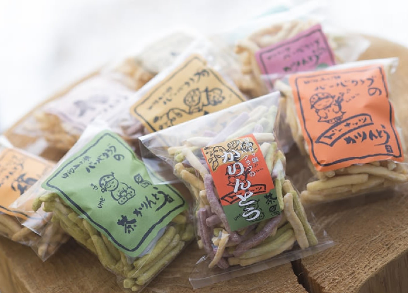 代表商品のかりんとう・加工品